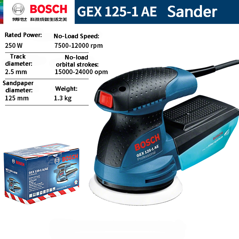 Power Tools Grinder - BOSCH GEX 125-1AE 220V Random Orbit