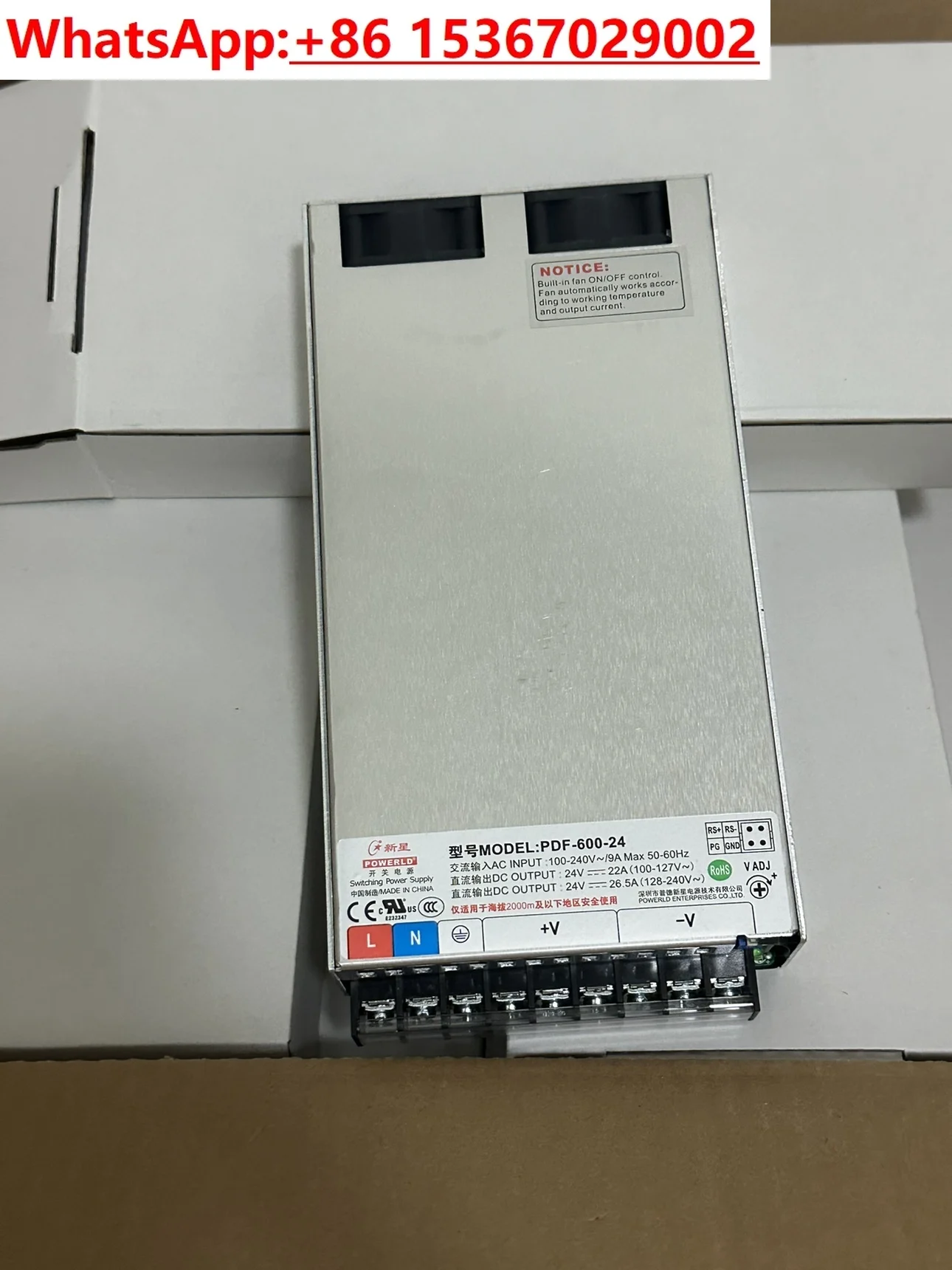 Power Tools Pdf - Nova PDF-600-24 24V36V/48V DC catu daya
