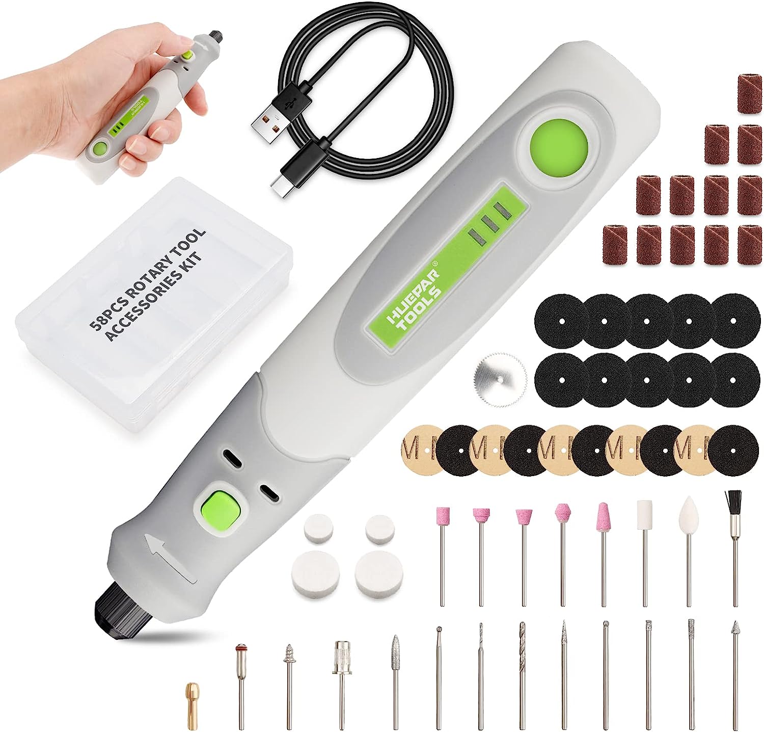 Power Tools Sheets - Kit peralatan pengukir bor listrik, Kit