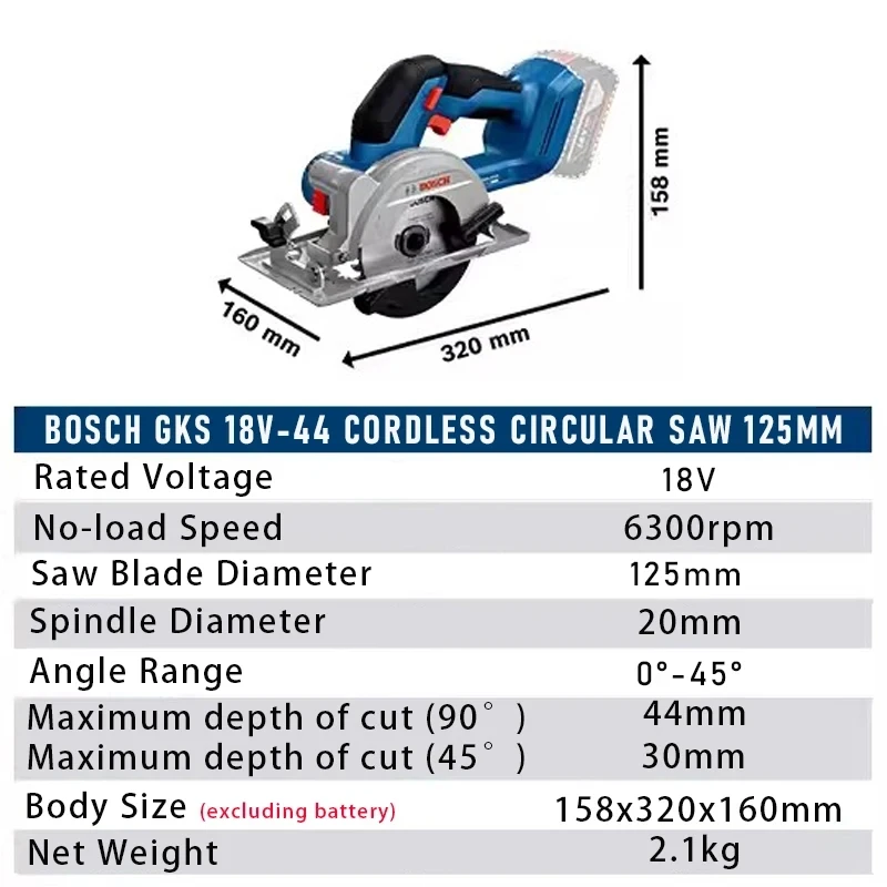 Gergaji Bundar Tanpa Kabel Bos - Power Tools Wood ulasan dan harga