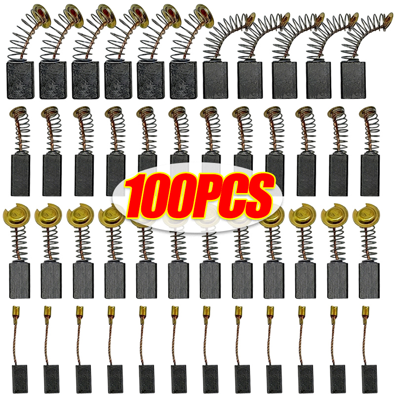 100/50PCS Kit Perbaikan Sikat  - Power Tools Carbon Brush ulasan dan harga