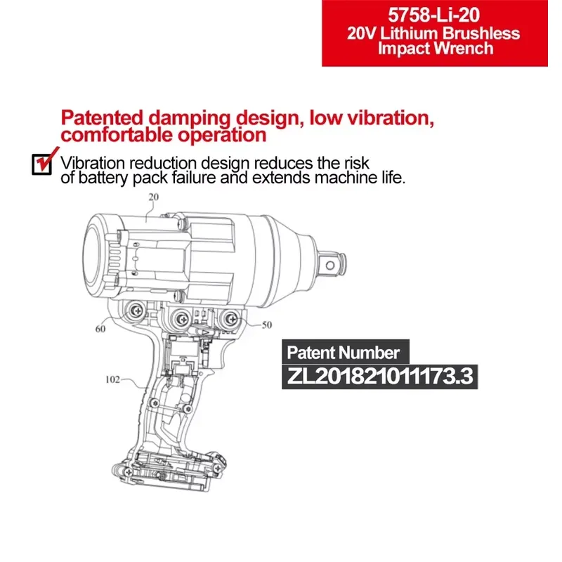 Devon 20V kunci impact torsi b - Power Tools Impact ulasan dan harga
