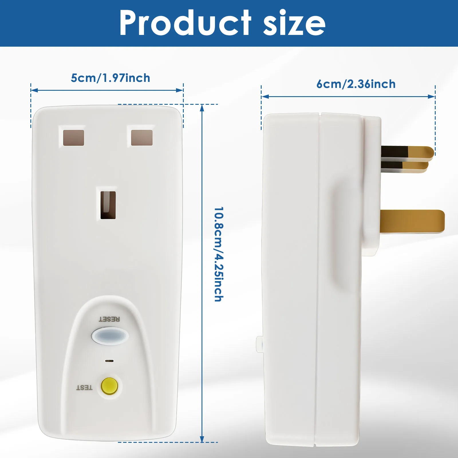 Adaptor RCD Pengaman Steker RC - Power Tools Uk ulasan dan harga