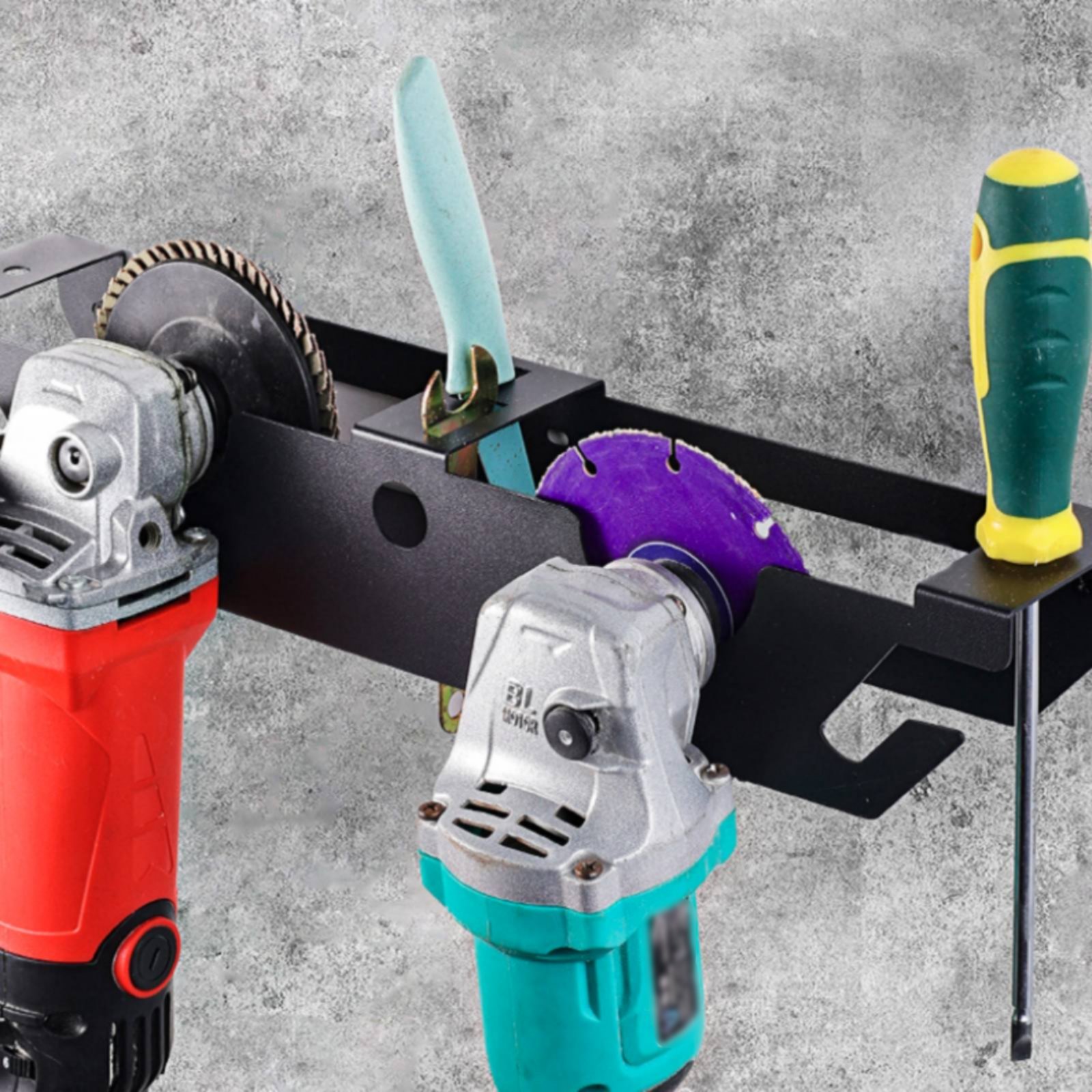 Rak Penggiling Sudut 4 Bay Kap - Power Tools Grinder ulasan dan harga