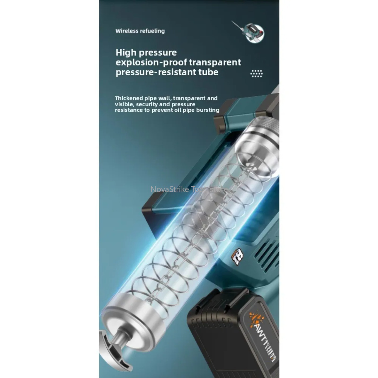 Pistol Gemuk Elektrik 600CC Ta - Power Tools Grease ulasan dan harga