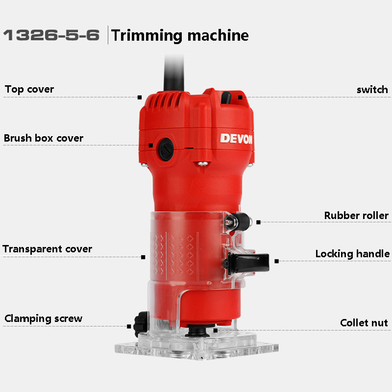 Mesin Router Kayu 220V Pemangk - Power Tools Wood ulasan dan harga