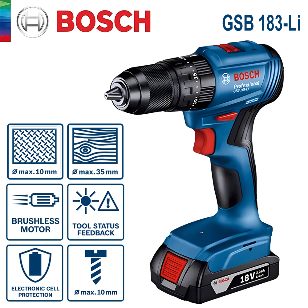 Bosch GSB 183-LI Obeng Bor Lis - Power Tools Impact ulasan dan harga